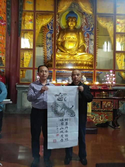 弘扬真善美，我单位传统文化使者携“佛”“虎啸”亮相峨眉山伏虎寺(图4)
